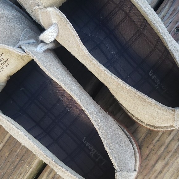 L.L. Bean Leather Tan Oxfords Men Shoes Size 10